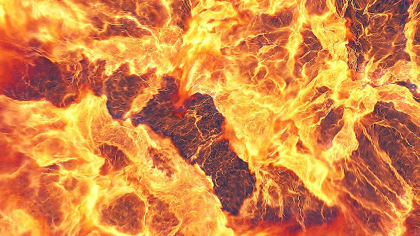 Videohive Fire Explosion Logo Reveal II Logo Stings template preview