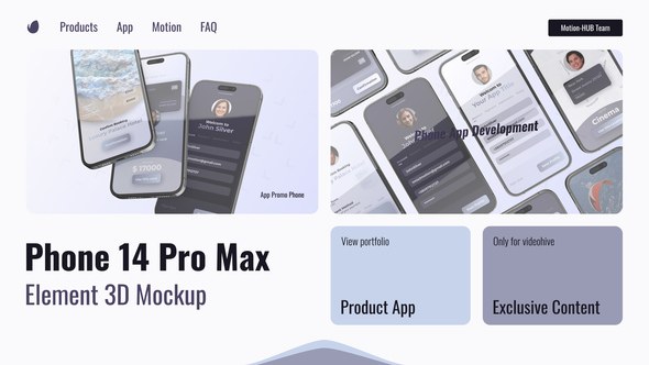 Videohive Promo App Product Promo template preview