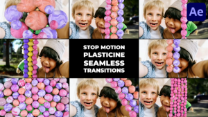 Videohive Stop Motion Plasticine Seamless Transitions | After Effects Elements template preview