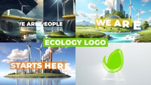 Videohive Eco Sustainable Logo Intro Logo Stings template preview