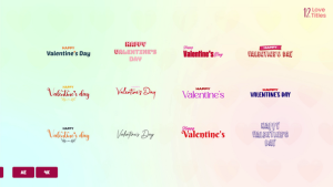 Videohive Happy Valentine's Day Titles 50500286 Titles template preview
