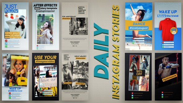 Videohive Daily Instagram Stories Product Promo template preview