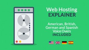 Videohive Web Hosting Explainer Openers template preview