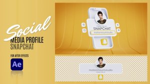 Videohive Social Media Profile - Snapchat Elements template preview