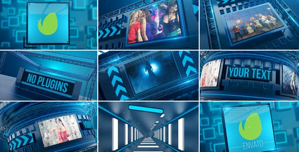 Opener Video Displays template preview