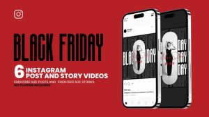 Videohive Black Friday Intagram Story And Post Animate Product Promo template preview