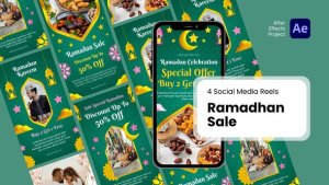 Videohive Social Media Reels - Ramadhan Sale After Effect Templates Ramadan template preview