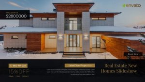 Videohive Real Estate New Homes Slideshow Video Displays template preview
