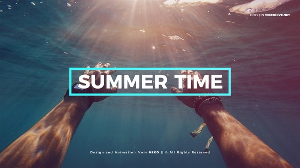 Videohive Summer 22508561 Video Displays template preview