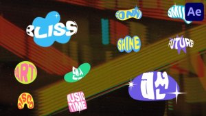 Videohive Distorted Titles for After Effects Titles template preview