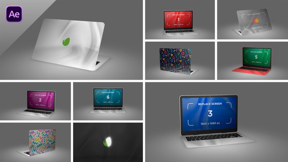 Videohive Laptop Mockup 46147889 Product Promo template preview