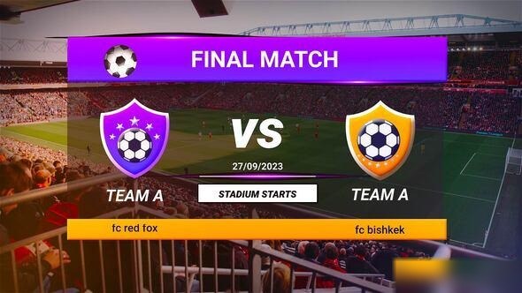 Videohive Football Final Match Event Promo