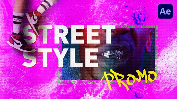 Videohive Street Style Promo Video Displays template preview