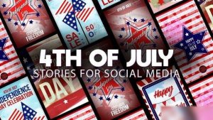 Videohive 4th of July Stories Openers template preview