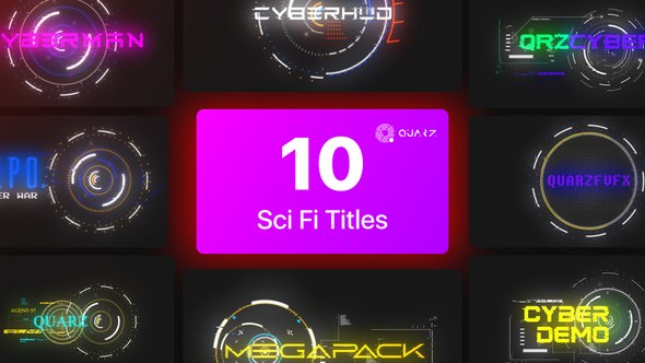 Videohive Sci-Fi Titles Vol. 02 Titles template preview