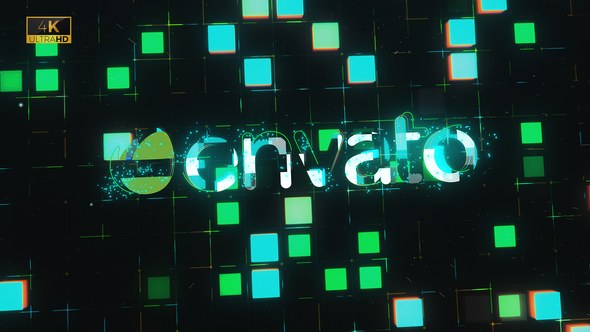 Videohive Tech Cubics Logo Reveal Logo Stings template preview