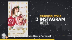 Videohive Instagram Christmas Reels Carousel Openers template preview