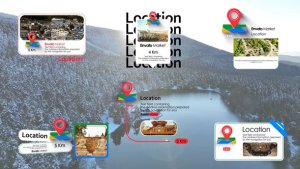 Videohive Modern Map Location Titles | Lower Thirds Pack Titles template preview