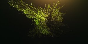 Videohive Organic Particles Logo Reveal II Logo Stings template preview