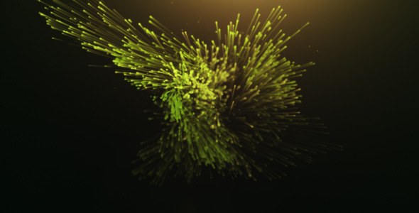 Videohive Organic Particles Logo Reveal II Logo Stings template preview