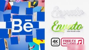 Videohive Mosaic Cubic Intro and Outro Openers template preview
