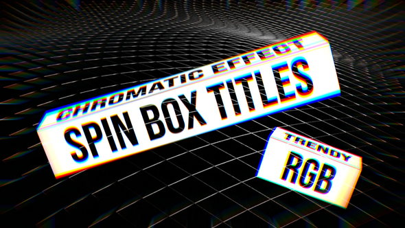 Videohive Spin Box Titles Titles template preview