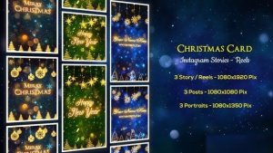 Videohive Christmas Wishes - Instagram Stories Openers template preview