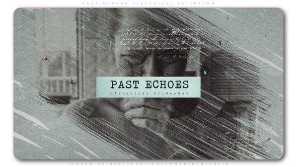Videohive Past Echoes Historical Slideshow Openers template preview