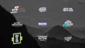 Videohive Bold Titles | AE 55607140 Titles template preview