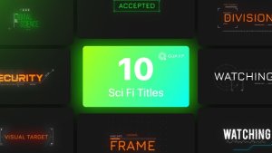 Videohive Sci-Fi Titles Vol. 03 Titles template preview