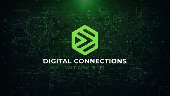 Videohive Digital Connections Logo Logo Stings template preview