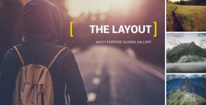 Videohive The Layout - Multi-Purpose Sliding Gallery | 2.5k Video Displays template preview