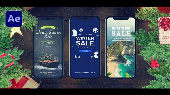 Videohive Christmas Stories III Product Promo template preview