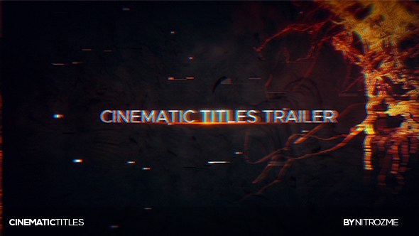 Trailer Titles Video Displays template preview