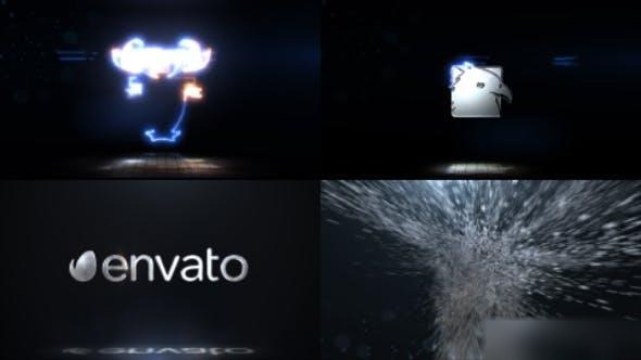 Videohive Energy Shatter Logo Openers template preview