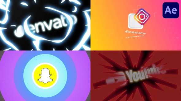 Videohive Stylish Logo Pack | After Effects Logo Stings template preview