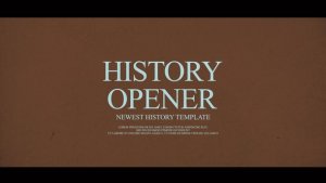 Videohive History Opener 50515693 Video Displays template preview