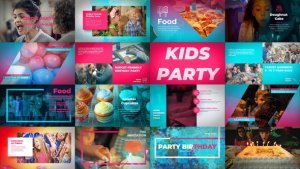 Videohive Kids Birthday Party Openers template preview