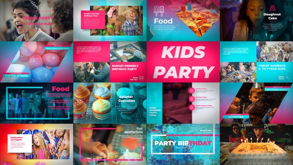 Videohive Kids Birthday Party Openers template preview
