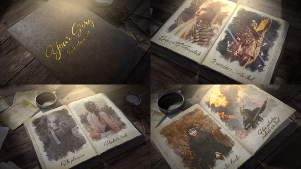 Videohive Your Story Book Openers template preview