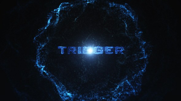 Videohive Trigger Particle Reveal Logo Stings template preview