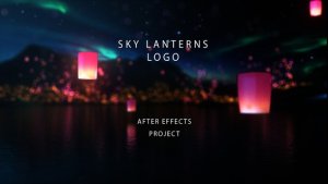 Videohive Sky Lanterns Logo Logo Stings template preview