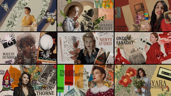 Videohive Retro Freeze Frame Elements template preview