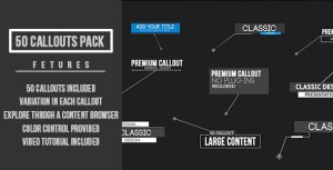 Callout Pack Video Displays template preview