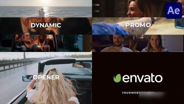 Videohive Dynamic Promo Opener for After Effects Openers template preview