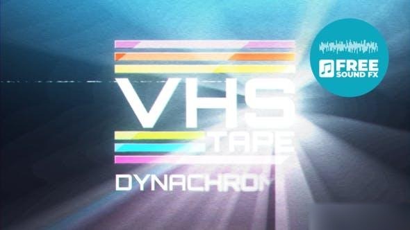 Videohive VHS Shining Logo Logo Stings template preview