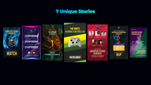 Videohive Esports Instagram Stories Elements template preview