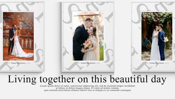 Videohive Wedding Slideshow 45443632 Video Displays template preview