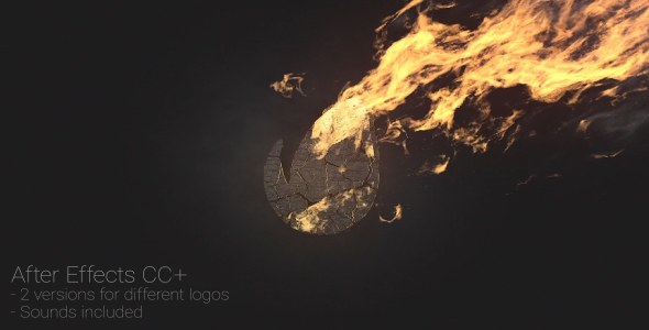 Videohive Logo at Fire Logo Stings template preview