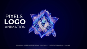 Videohive Pixel Logo Reveal 56566501 Logo Stings template preview